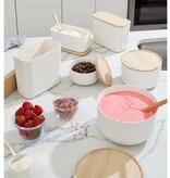 iDesign iDesign Plastic Small Mixing Bowl with Lid, Rosanna Pansino Collection