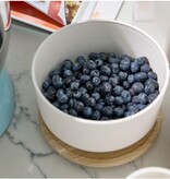 iDesign iDesign Plastic Small Mixing Bowl with Lid, Rosanna Pansino Collection