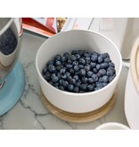 iDesign iDesign Plastic Small Mixing Bowl with Lid, Rosanna Pansino Collection