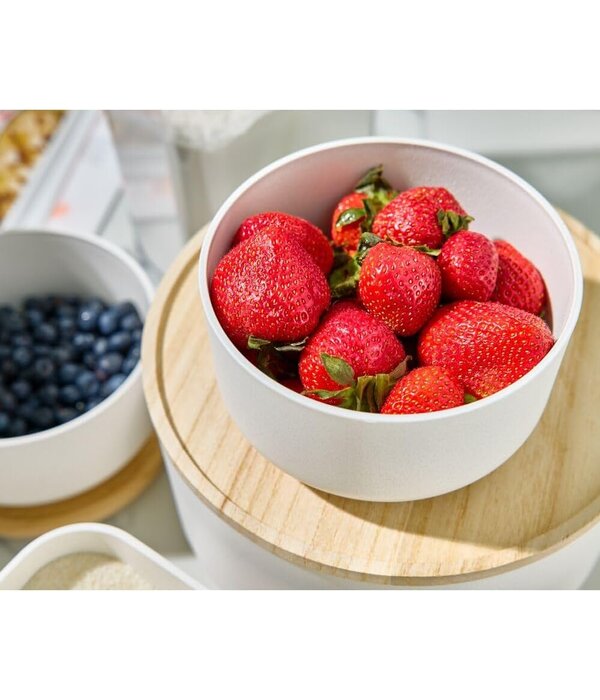 iDesign iDesign Plastic Small Mixing Bowl with Lid, Rosanna Pansino Collection