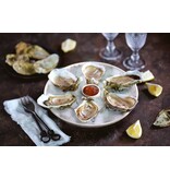 Outset Outset Oyster Tray, 6 Slots and Condiment Cup
