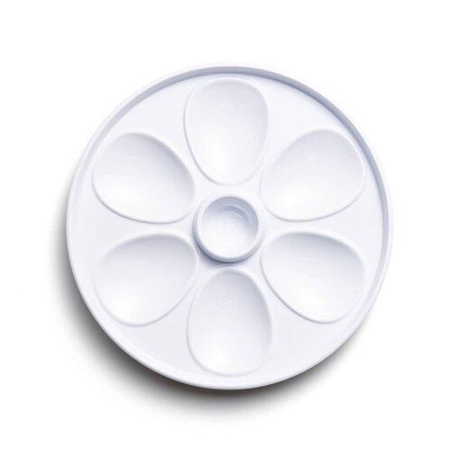 Outset Outset Oyster Tray, 6 Slots and Condiment Cup