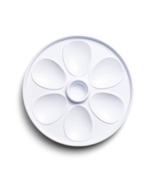 Outset Outset Oyster Tray, 6 Slots and Condiment Cup