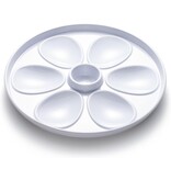 Outset Outset Oyster Tray, 6 Slots and Condiment Cup
