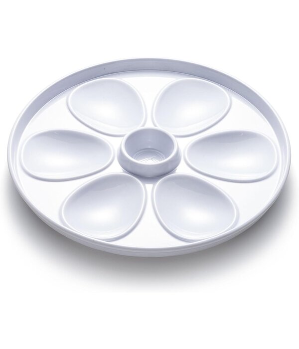 Outset Outset Oyster Tray, 6 Slots and Condiment Cup