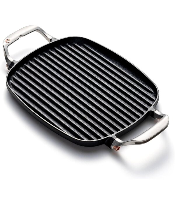 Outset Poêle à griller en fonte avec rainures de Outset