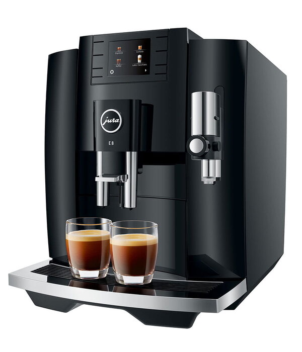Jura Jura E8 Automatic Espresso Machine, Piano Black