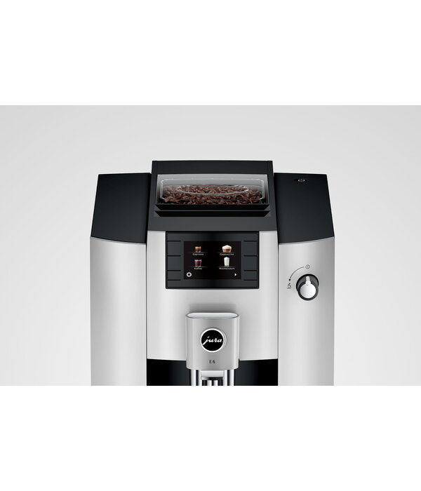Jura Jura E6 Automatic Coffee Machine, Platinum