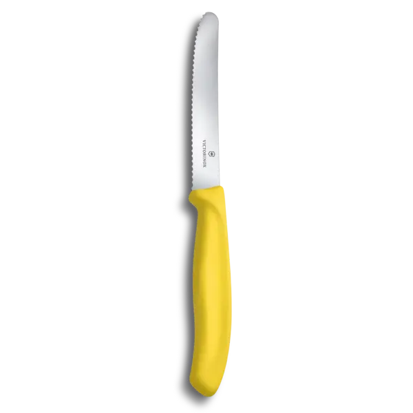Victorinox Swiss Classic Serrated Tomato Knife 11 cm, Yellow