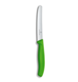 Victorinox Couteau dentelé à tomates "Swiss Classic" 11 cm, vert de Victorinox