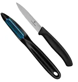 Victorinox Ensemble couteau d'office 8 cm et éplucheur noir de Victorinox
