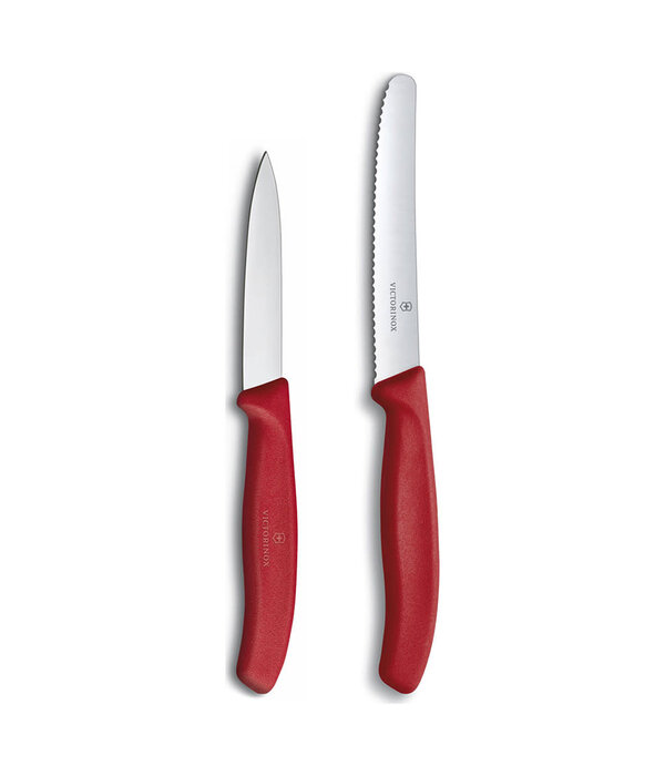 Victorinox Ensemble de couteaux utilitaire et d'office Swiss, rouge de Victorinox