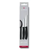 Victorinox Ensemble de couteaux d'office Swiss Classic avec éplucheur, 3 pièces de Victorinox