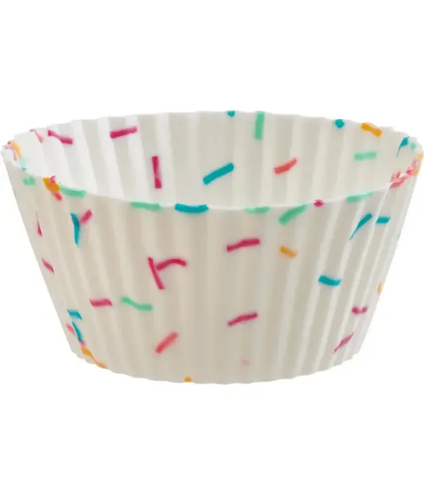 Trudeau Trudeau Confetti Silicone Muffin Molds, Set of 12