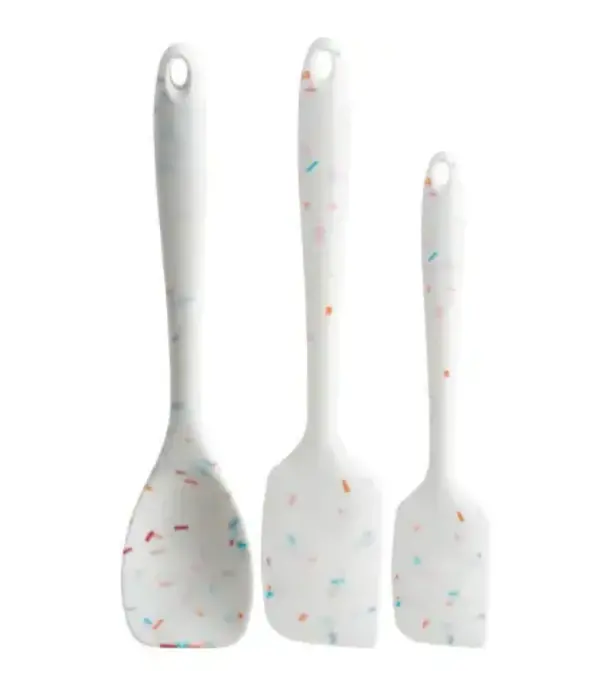 Trudeau Trudeau Confetti Silicone Spatulas, Set of 3