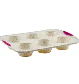 Trudeau Trudeau Confetti Silicone 6-Cup Muffin Mold