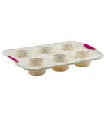 Trudeau Trudeau Confetti Silicone 6-Cup Muffin Mold