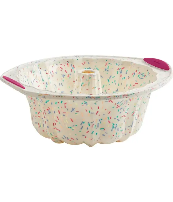 Trudeau Trudeau Confetti Fluted Cake Mold
