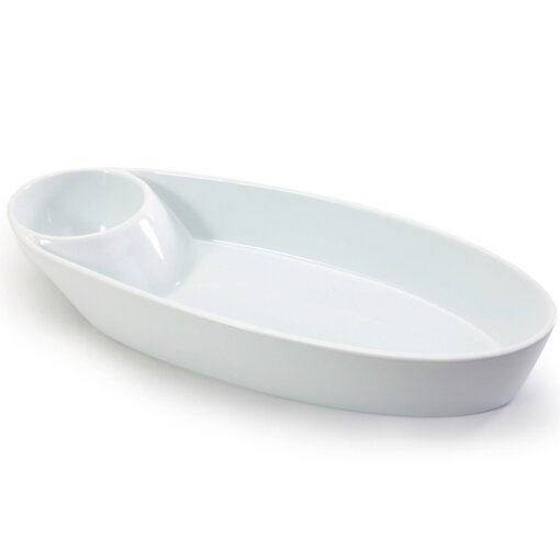 BIA Cordon Bleu BIA Oval White Crudité Plate