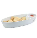 BIA Cordon Bleu Assiette à crudités ovale blanc de BIA