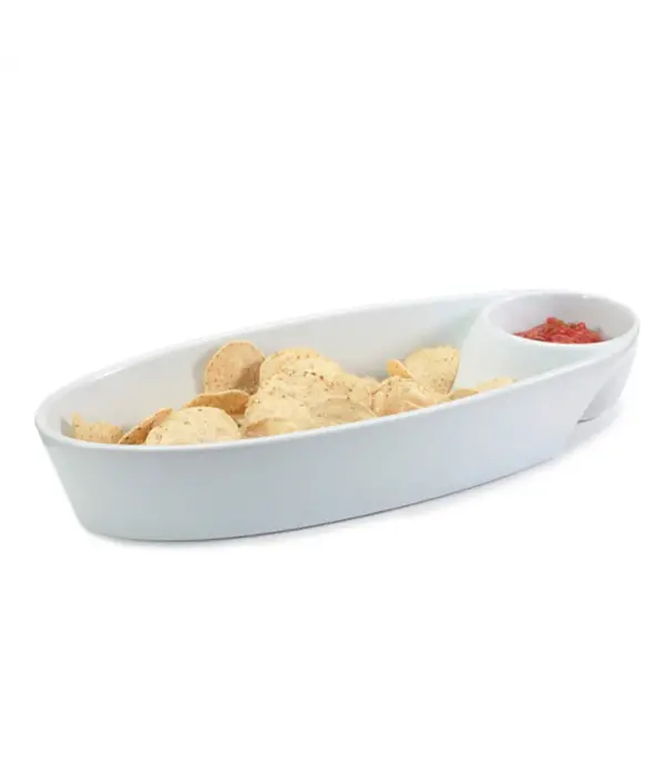BIA Cordon Bleu BIA Oval White Crudité Plate