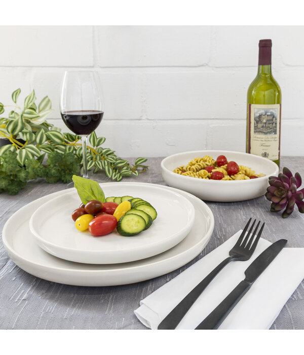 Mesa Assiette à Dîner en Grès "Uno Marble" 28 cm de Mesa Ceramics