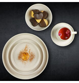 Mesa Assiette en Grès "Uno Marble" 17 cm de Mesa Ceramics