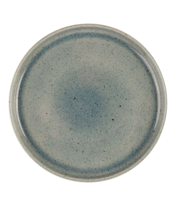 Mesa Assiette en grès "Uno Speckle" Bleue 28 cm de Mesa Ceramics