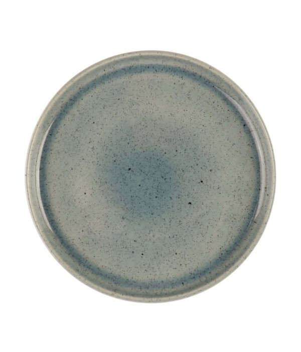 Mesa Assiette à salade en grès "Uno Speckle" Bleue 28 cm de Mesa Ceramics