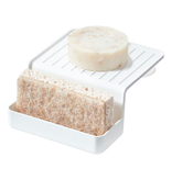 Interdesign iDesign Plastic Double Suction Sink Caddy, White