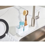Interdesign iDesign Plastic Sink Caddy with Tray, White