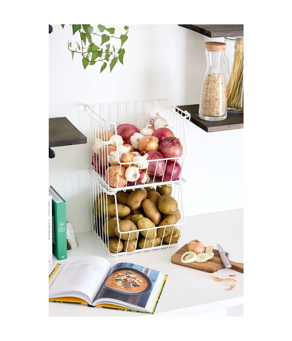 Interdesign iDesign Wire Potato Storage Bin, Large