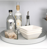 Interdesign iDesign Plastic Lazy Susan Turntable 15", Gray