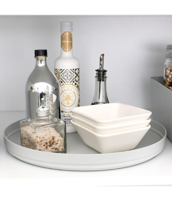 Interdesign Plateau tournant 15" Gris de iDesign