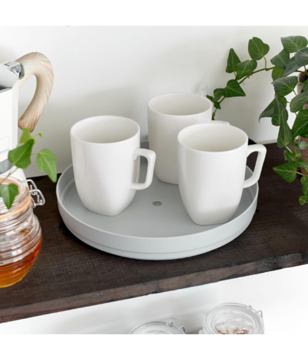 Interdesign Plateau tournant 10" Gris de iDesign