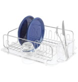Interdesign iDesign Dish Rack with Tray, 13.5x17x5"