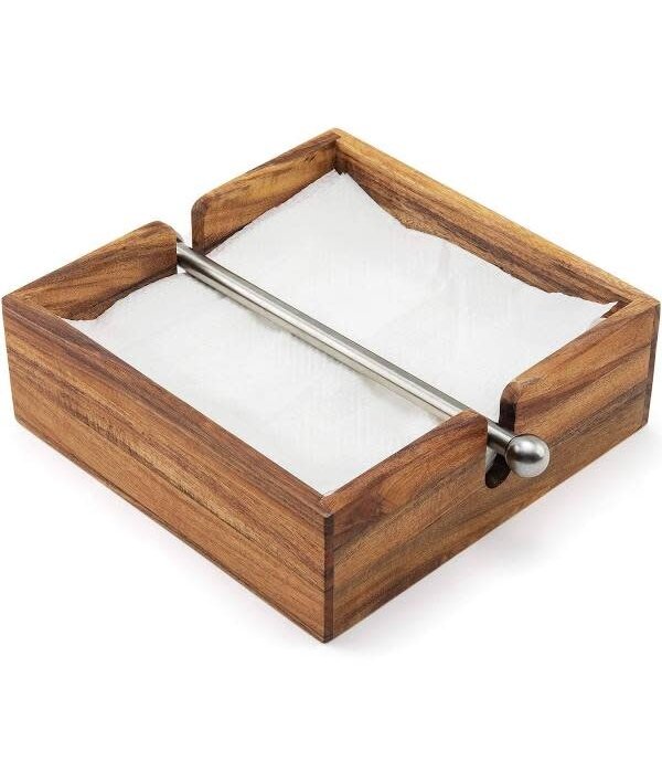 Porte-serviettes en Bois d'Acacia, 6,25" de Ironwood