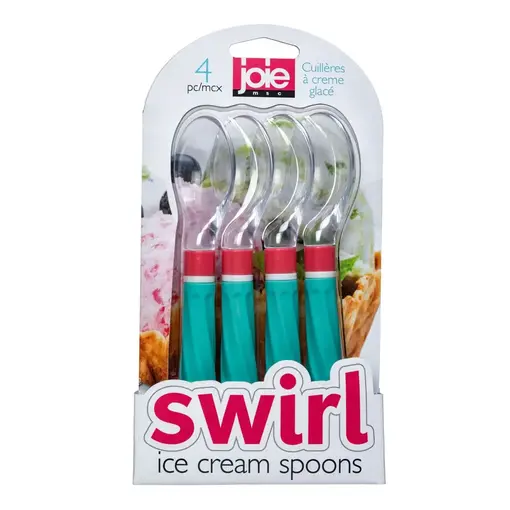 Joie Joie Swirl Ice Cream Spoons, Set of 4