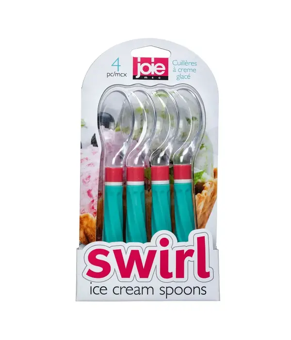 Joie Joie Swirl Ice Cream Spoons, Set of 4