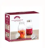 Kilner Set of 2 Fermentation Jars, 1L