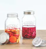 Kilner Set of 2 Fermentation Jars, 1L