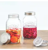 Kilner Set of 2 Fermentation Jars, 1L