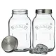 Kilner Set of 2 Fermentation Jars, 1L