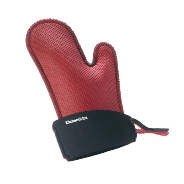 Kitchen Grips Oven Mitt Red/Black, Small