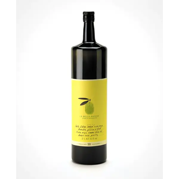 Huile d'olive verte extra vierge 2L de La Belle Excuse
