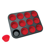 La Patisserie La Pâtisserie 12-Cup Muffin Pan with Silicone Cups