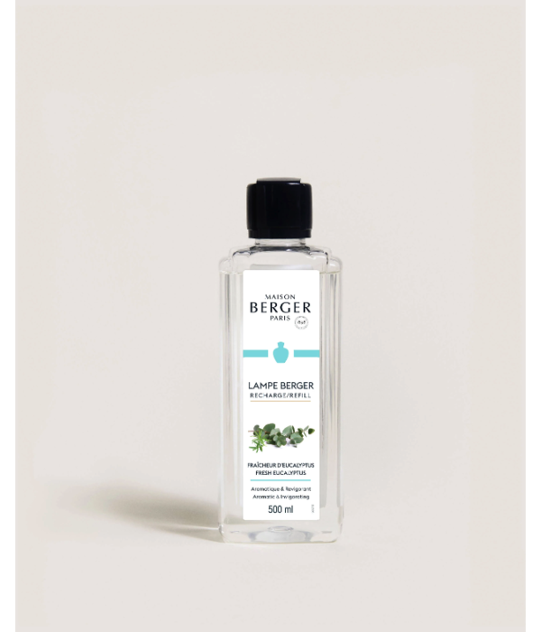 Lampe Berger de Paris Recharge "Fraîcheur d'eucalyptus" 500ml de Maison Berger