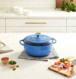 Lodge Lodge Enamel 4-Quart Dutch Oven, Caribbean Blue