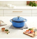 Lodge Lodge Enamel 4-Quart Dutch Oven, Caribbean Blue
