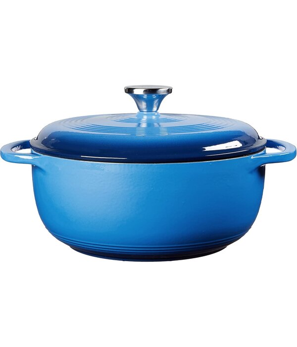 Lodge Lodge Enamel 4-Quart Dutch Oven, Caribbean Blue
